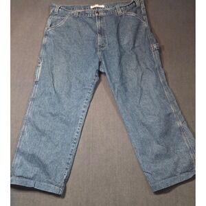 Signature Levi Strauss Carpenter Jeans Mens 44x30 (44×27)  Utility Workwear
